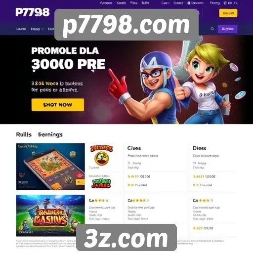 Eventos e promoções que atraem usuários para p7798.com