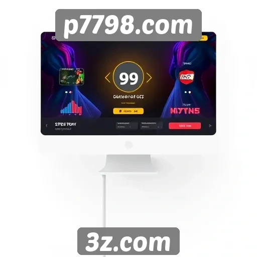 Interface do usuário do p7798.com em foco