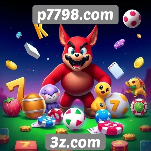 Variedade de jogos disponíveis em p7798.com